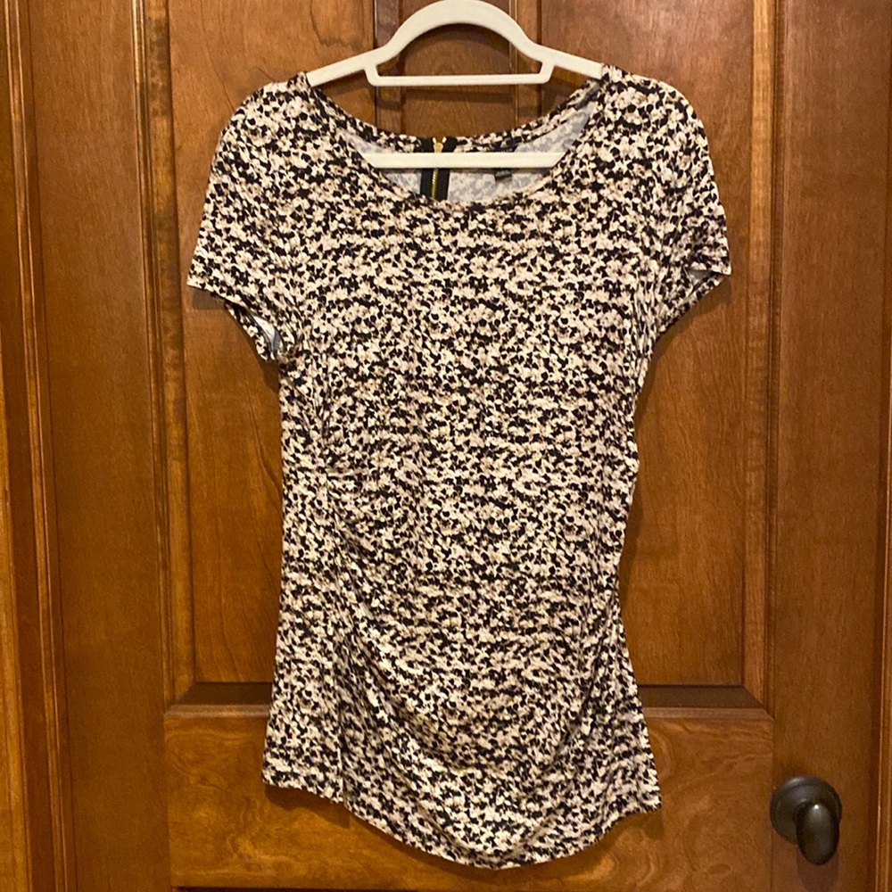 Ann Taylor Leopard print tunic top.